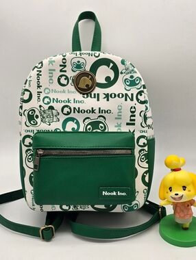 Uncommon Loungefly Animal Crossing Backpack + Figure